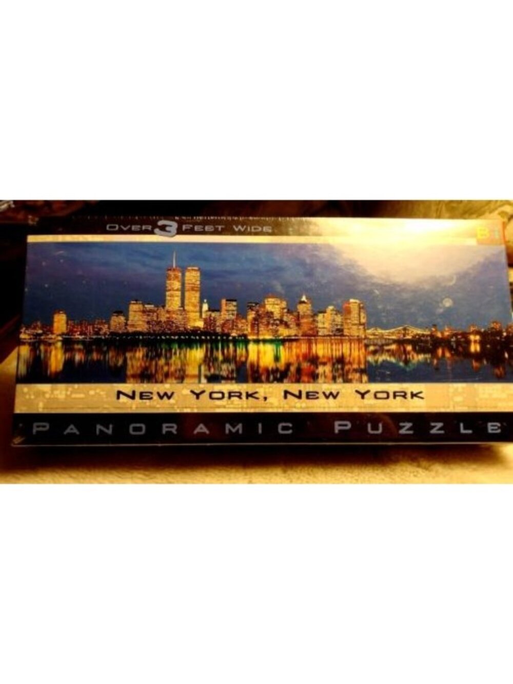 Buffalo 750 Piece New York NY World Trade Twin Towers Panoramic Puzzle